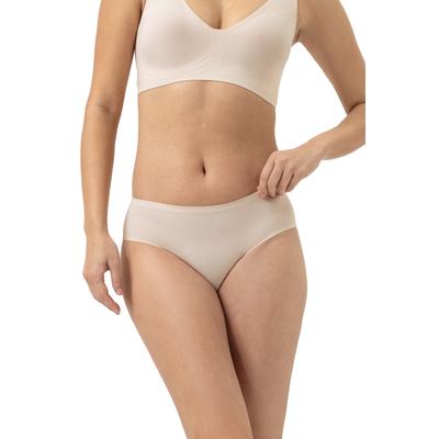 Slip MEY "SERIE INVISIBLES", Damen, Gr. M, beige (bailey), Single Jersey, Obermaterial: 87% Modal, 13% Polyamid, körpernah, Unterhosen Slip, extra weich, besonders elastisch