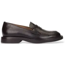 Wonders für Damen. A-5301 Leder-Mokassins Oregon schwarz (40), Wohnung, Keine, Lässig, Klassisch