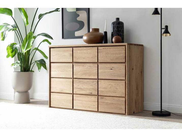 Sideboard 130x91cm 'Alexandra' Wildeiche geölt
