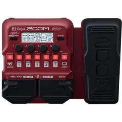 Zoom B1X Four (Bass), Effektpedal, Schwarz