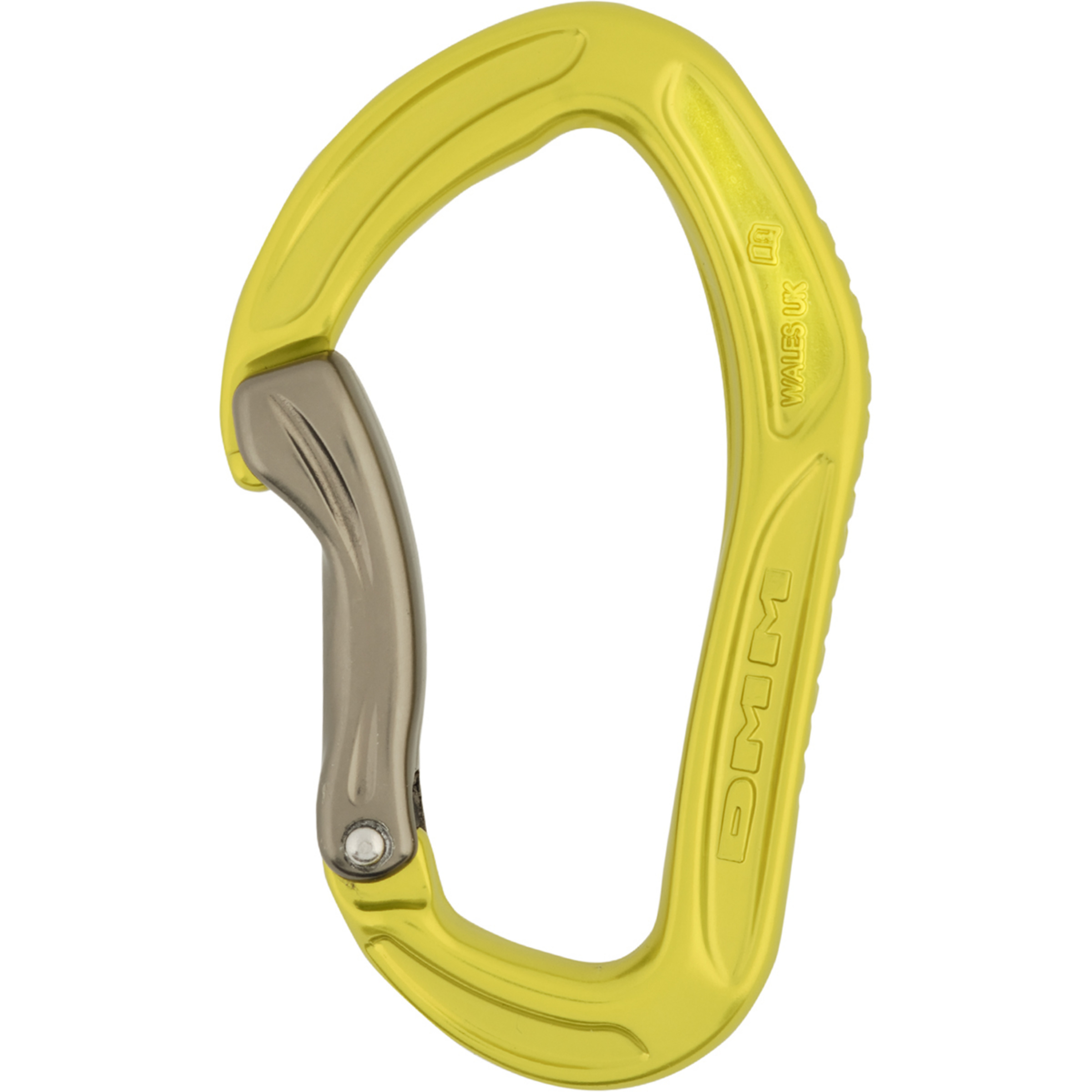 DMM Alpha Sport Bent Karabiner Karabiner lime Sportklettern