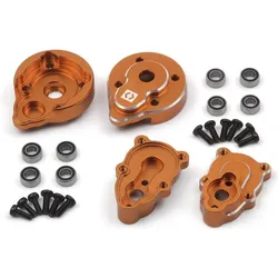 HPI Aluminium Portal Hinterradnabe Set (Orange/2ST)