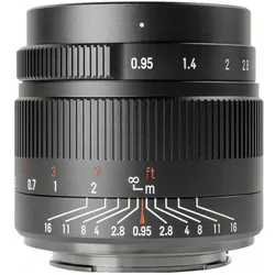 7artisans 35mm f/0.95, Fuji XF (Fujifilm X, Micro Four Thirds), Objektiv, Schwarz