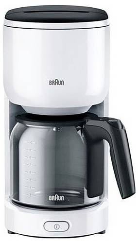 Braun "KF 3100 WH Filterkaffeemaschine - Kaffeemaschine Weiß