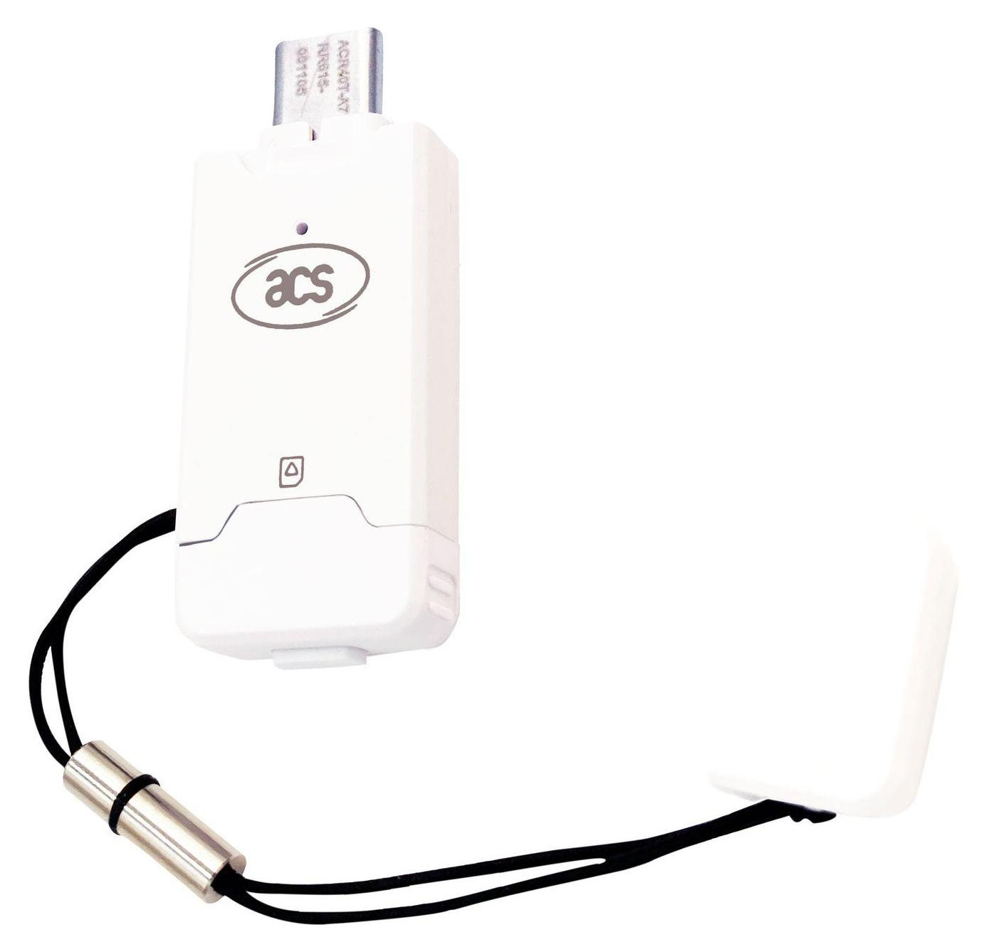 ACS ACR40T USB-C slimme SIM-kaartlezer, zwart