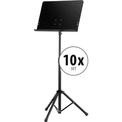 Classic Cantabile Orchesterpult Deluxe 10x Set