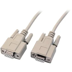 EFB EK152.3 Datenkabel seriell 1:1, 2x DSub 9, Bu.-Bu., 3,0m, beige EK1523