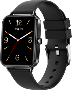 Shopalltechgadgets Bluetooth Smart Watch With Calling Fitness Smartwatch For Android & IPhone black
