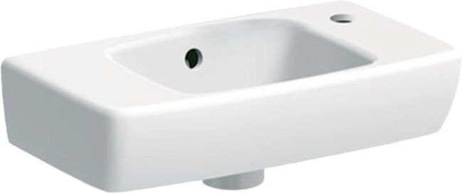 Geberit Lavabo mural Renova Compact 45x25cm, avec trop-plein, blanc/KeraTe (501730018)