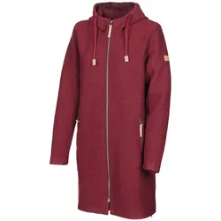 Ivanhoe Damen Madbacken Wollmantel - 38 - deep red