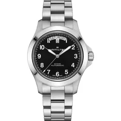 Hamilton Khaki Field King Day Date 40mm H64475131 - schwarz,silber - 40mm