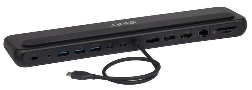 Club 3D 12-1 USB-C Triple Display PD3.0 100W Dockingstation + Ladegerät