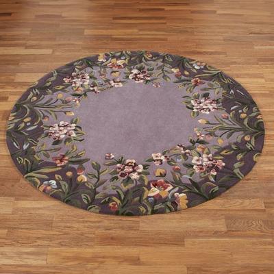 Kas Oriental Rugs / Exclusives "Fiona Round Rug, 5'6"" Round, Lavender"