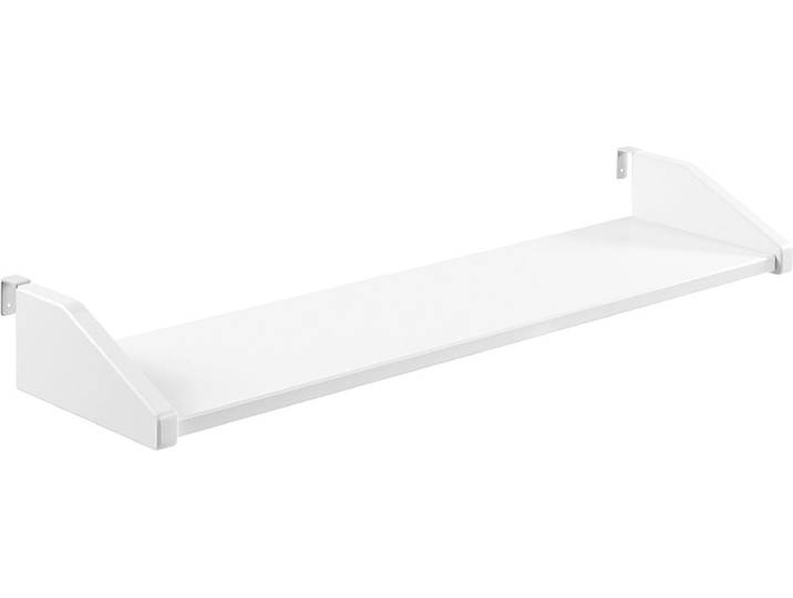 Kinderregal VIPACK Pino, mit 2 Metallhaken, zum Anhängen am Bett , weiß, B:79,3cm H:9cm T:21,2cm, Massivholz, Regale, Kinderregal, eine praktische Ergänzung zum Bett, 3 Farben