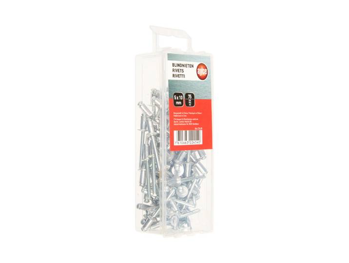 Ayce Blindnieten 5 x 10 mm 75 Stück