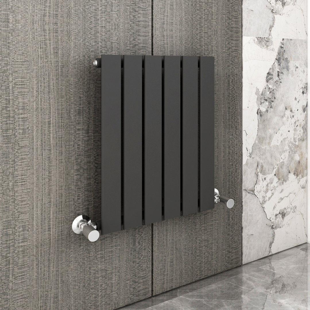 Symple Stuff Aarvik Designer Radiator Grey 600cm H x 408cm W