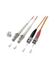 Good Connections Patch-Kabel SC multi-mode M bis LC Multi-Mode M 10 m Glasfaser Duplex 50/125 Mikrometer OM4 halogenfrei (LW-810LS4)