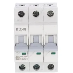 Eaton, Schutzschalter, Leistungsschalter 3P C 25A 6kA AC xPole Home HN-C25
