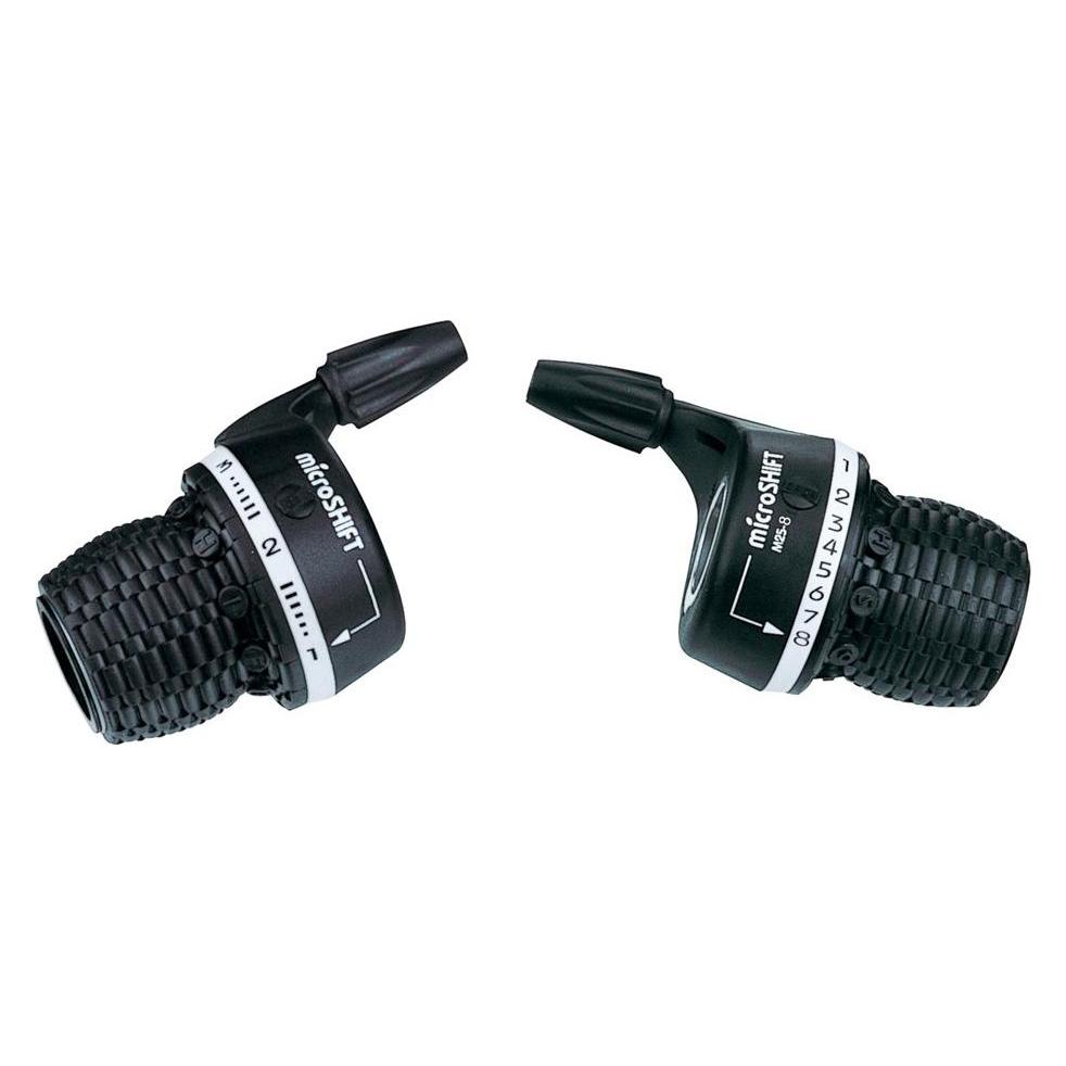 Micro Shift Microshift Mirshid, Auto, 8. -Row (3x8), kompatibel mit Shimano, Twist Shifter, Indexierung (neu) (MSH-MS25-8)
