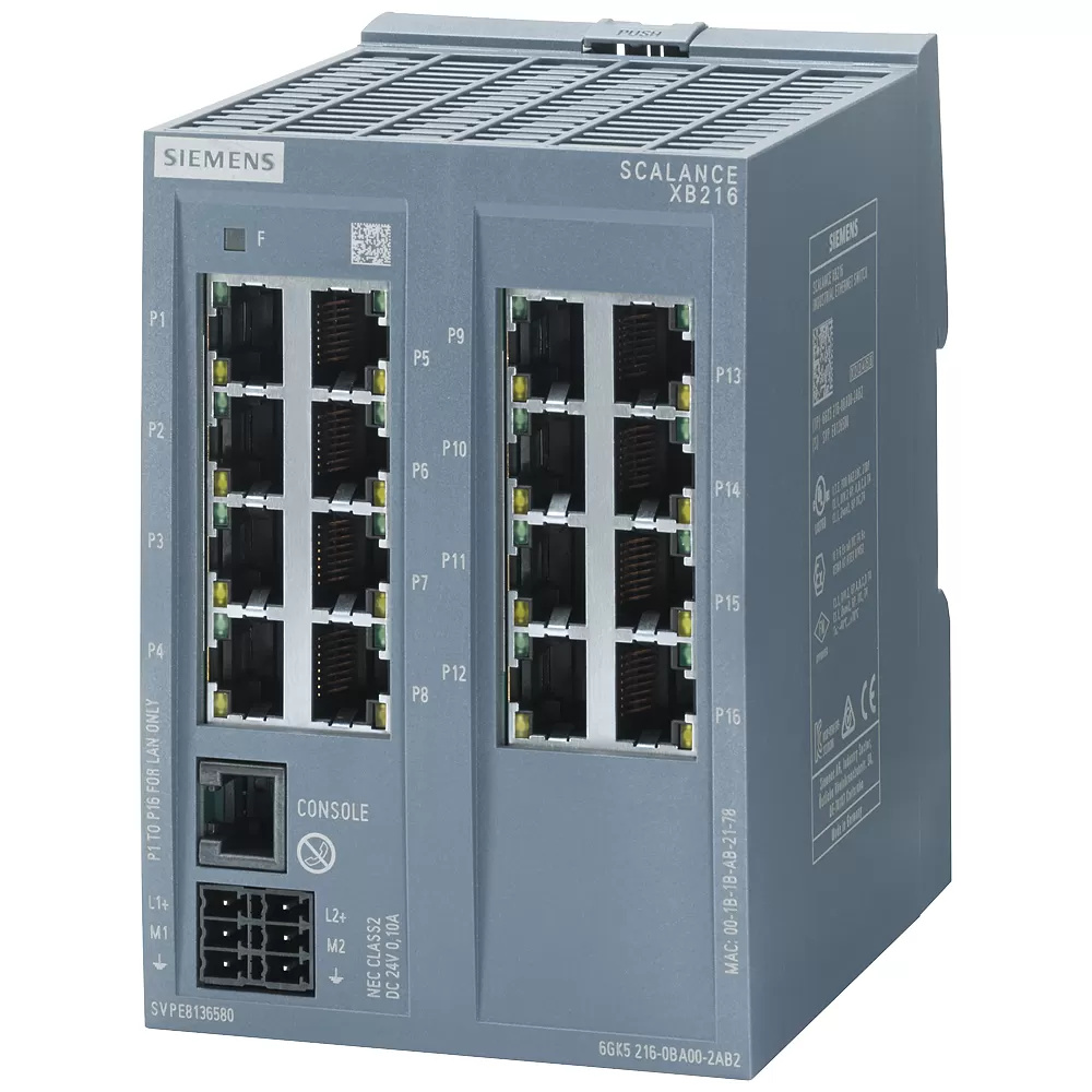 Siemens 6GK5216-0BA00-2TB2, Managed