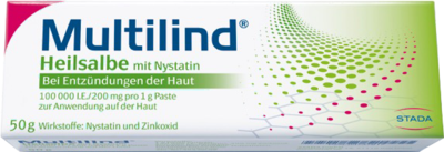 STADA Consumer Health Deutschland GmbH MULTILIND Heilsalbe m.Nystatin u.Zinkoxid 50 g 03737617