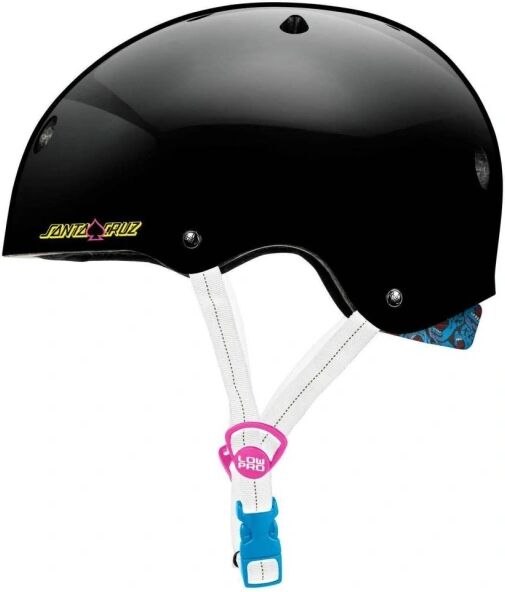 Skate Helmet Pro-Tec X Santa Cruz Low Pro (L-XL - Black Gloss)  - Black - Size: Large