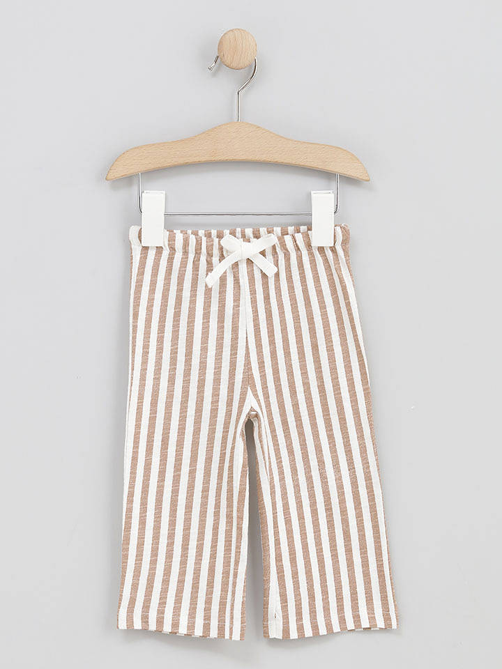 Cotton Fish Hose in Beige/ Weiß - 92