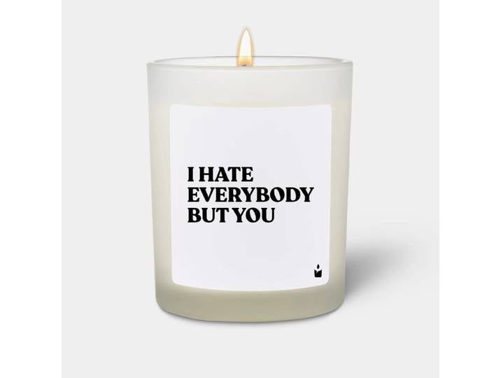 Duftkerze Woody I hate everybody but you