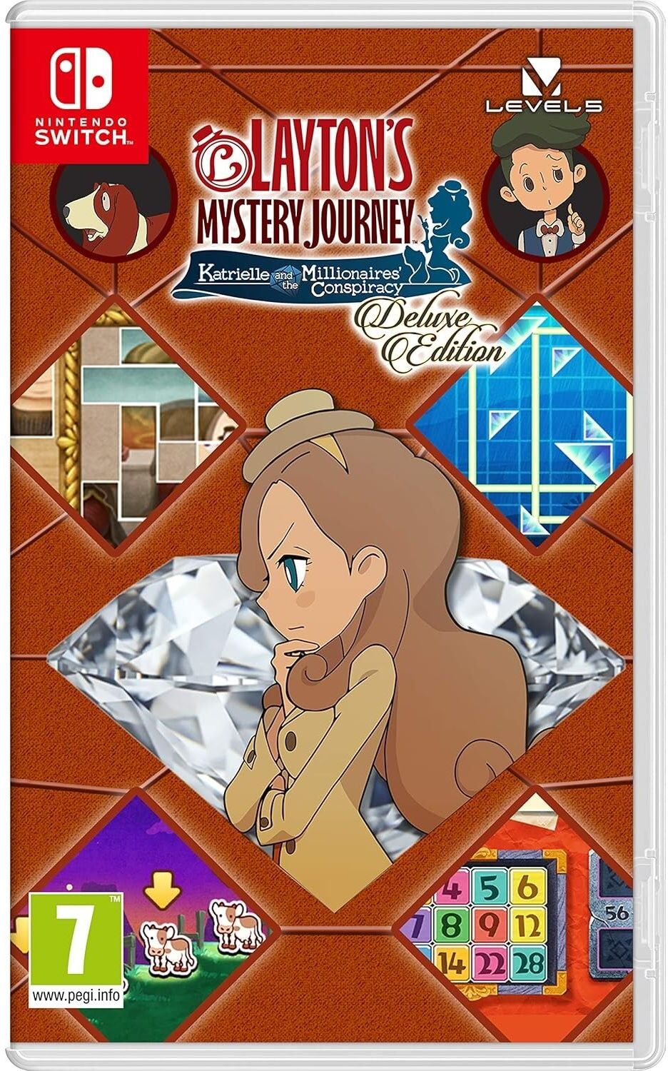 Layton's Mystery Journey: Katrielle and the Millionaires' Conspiracy (Nintendo Switch), Used - Good