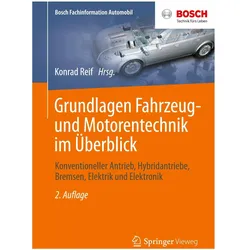 Grundlagen Fahrzeug- und Motorentechnik im Überblick, Fachbücher von Konrad Reif