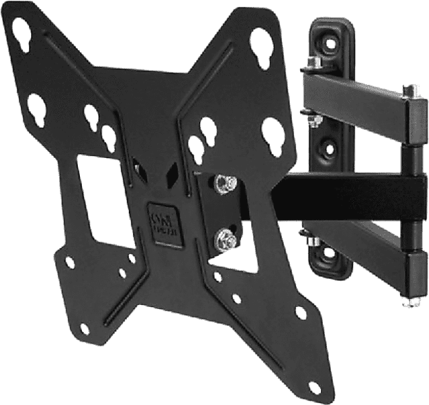 Soporte TV - One For All WM 2251, de 13" a 40" pulgadas, Inclinable, 2 brazos, Negro