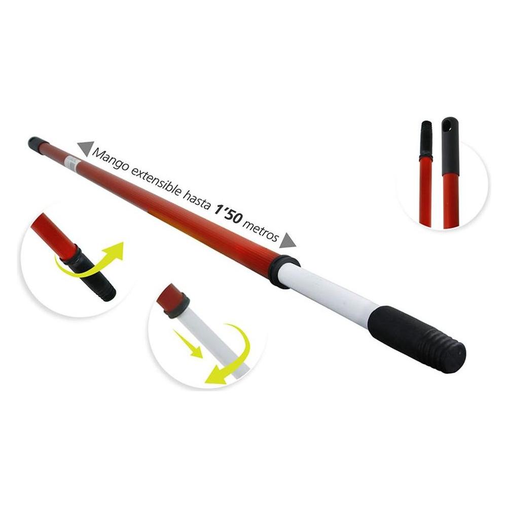 Hidalgo Mango metálico extensible 86 -150 cm rosca ø22 mm (24 Stk.) (49424250)