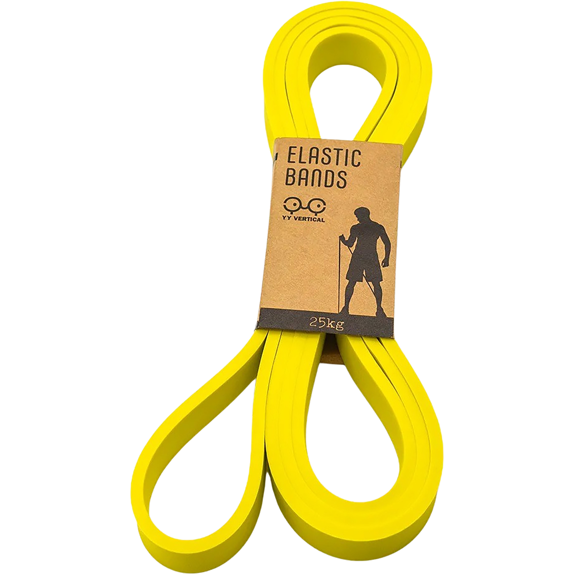 YY Vertical Elastic Fitnessbänder Klettertraining gelb Größe 25kg Training & Fitness