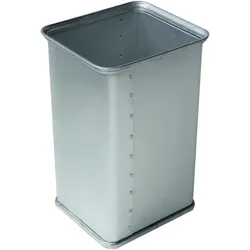Zarges Abfallsammler, Abfalleimer, Silber