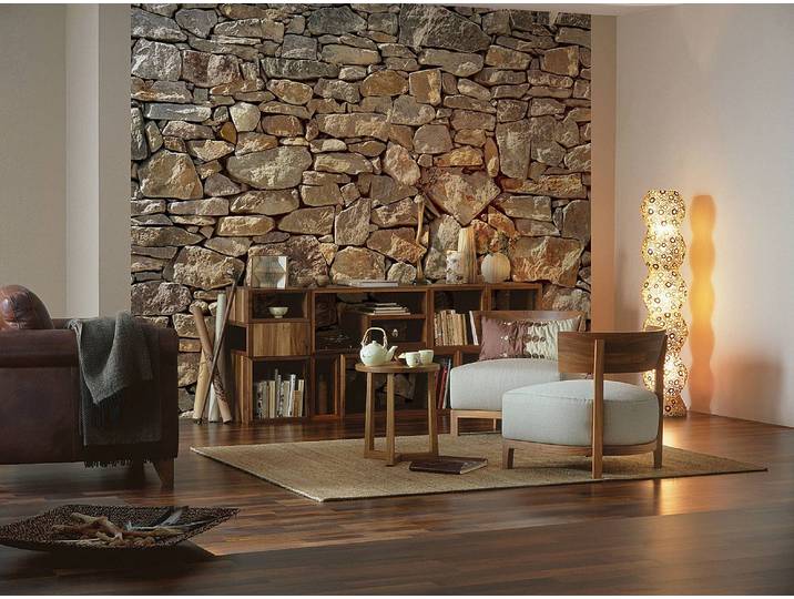 Papier peint intissé Stone Wall 400 x 260 x 0cm