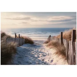 FOTOTAPETE Strand Meer Beige 350x250 cm
