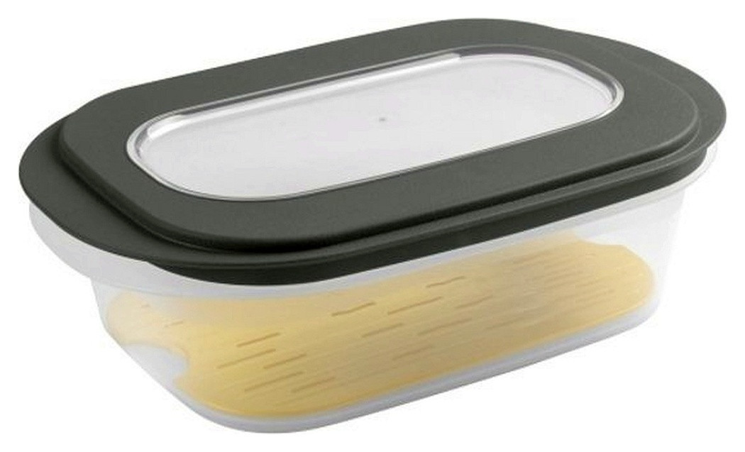 Sunware kaasdoos met dienblad, transparant en groen