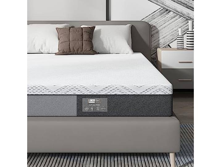 BedStory Matratze 120x200CM, Höhe 18CM, 7-Zonen-Memoryschaum, Mittlere Härte mit Unterstützung, Linderung von Rückenschmerzen, Anti-Allergie, Abnehmbarer Stoffbezug Matratze (120x200x18cm)