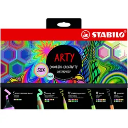 Stabilo, Schreibstifte, Mixed Pastell Arty (50x)