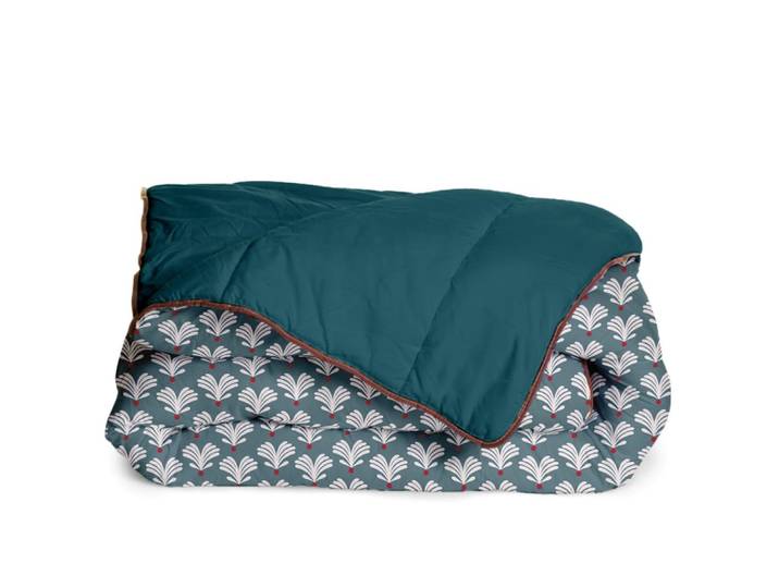 Couette imprimée chaude microfibre réversible 220x240cm