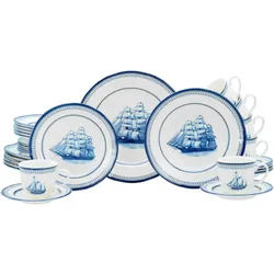 CreaTable, Geschirrset, Segelschiff (30 Stk.)