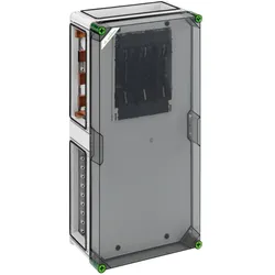 Spelsberg 04211586 NH fuse base enclosure, Schutzart IP65, Schlagfestigkeit IK08, Schutzklasse II, Bemessungsspannung 690V AC, halogenfrei GSS