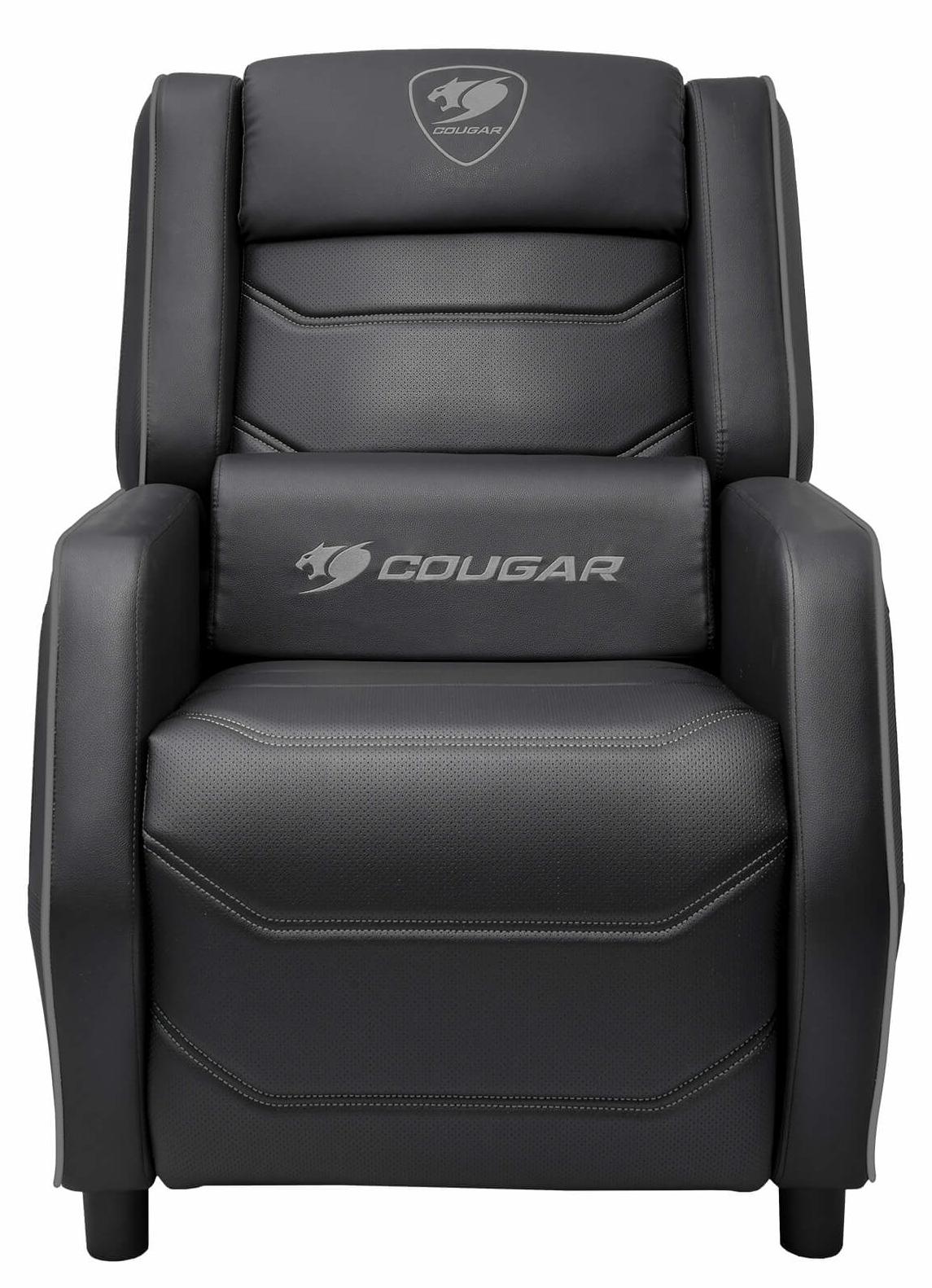 COUGAR Gaming Sofa Ranger S, Schwarz, Gaming-Sessel, 160 kg, Gepolsterter Sitz, Gepolsterte Rückenlehne, Universal, Schwarz