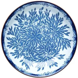 Rörstrand Ostindia Floris Teller tief, Teller, Blau