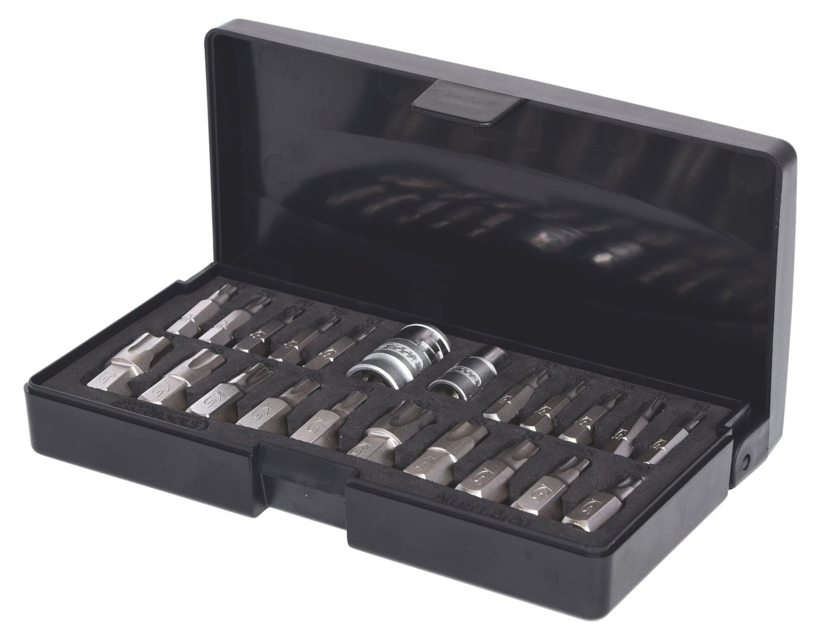 KS Tools 911.3120 dopset, 22 stuks, staal, conform DIN 3126 en ISO 1173