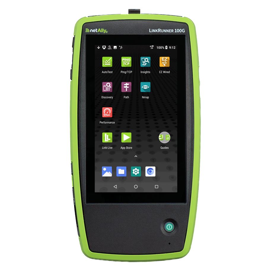 Netally LR100G-100-Z, LINKRUNNER 100G NETWORK TESTER (Kabeltester) (LR100G-100-Z)