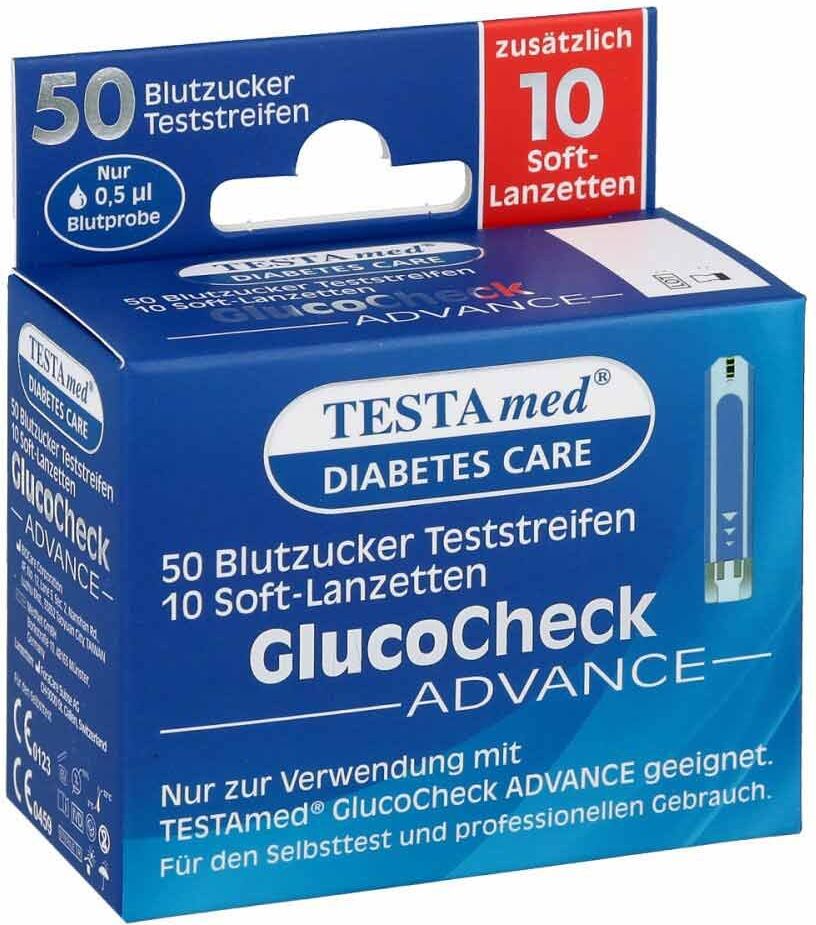 Testamed Glucocheck Advance Teststreif.m.10 Lanz.
