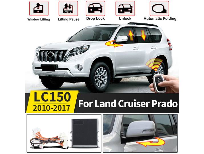 Pour Toyota Land Cruiser 150 Prado LC150 j150 2010-2017 fenêtre fermée automatique + rétroviseur pliant Module OBD accessoires