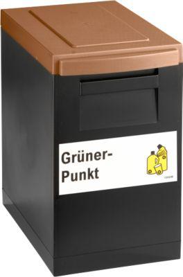 Modul-Sammelbox WSB schwarz, Deckel braun