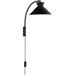 Nordlux Wandleuchte DIAL, E27, IP20, schwarz NORD-2213371003
